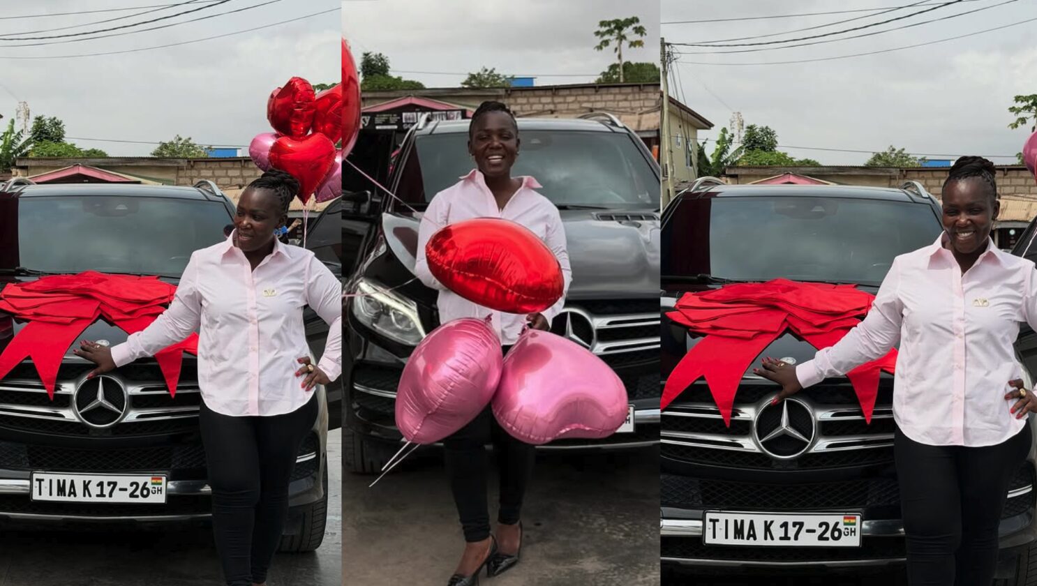 Tima Kumkum Celebrates Acquisition of Benz GLE After 19 Years Of Journalism