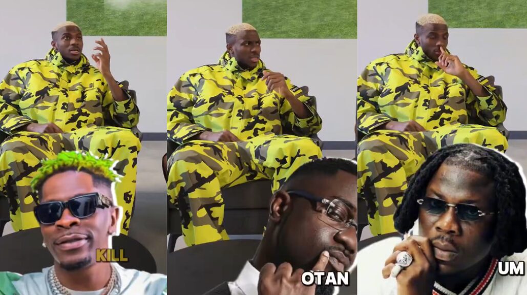 Victor Osimhen Names His Favorite Songs From Stonebwoy, Shatta Wale, and Sarkodie Victor Osimhen Names His Favorite Songs From Stonebwoy, Shatta Wale, and Sarkodie